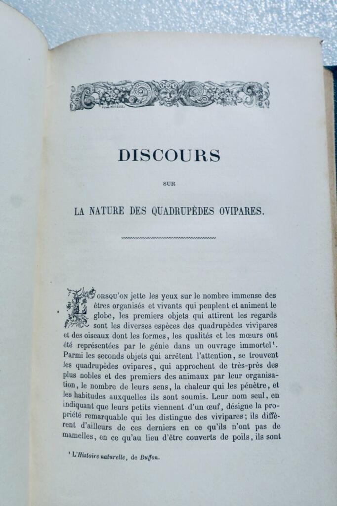 Study of Oviparous Quadrupeds