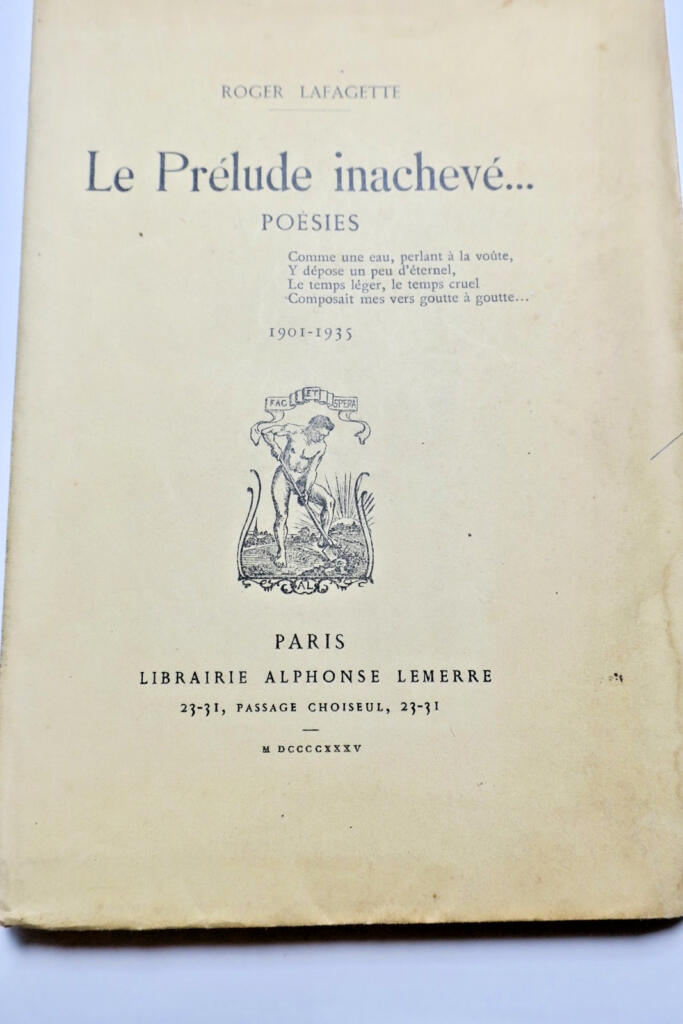 Lafayette’s Unfinished Prelude: Poetry 1901–1935