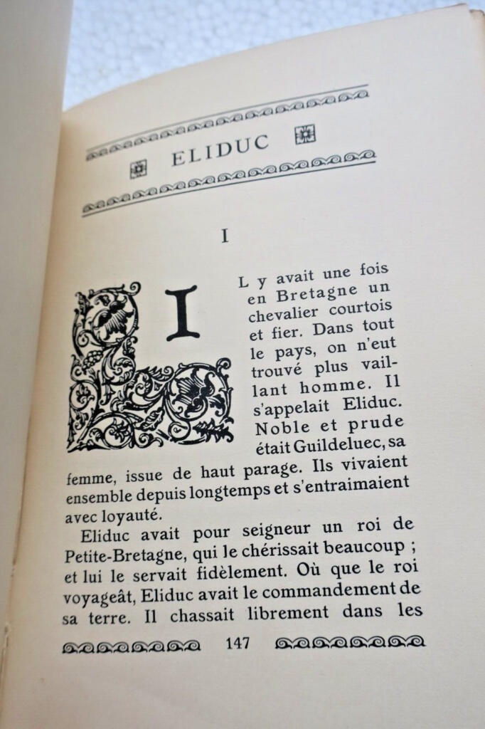 Lais der Marie de France in Kunstausgabe