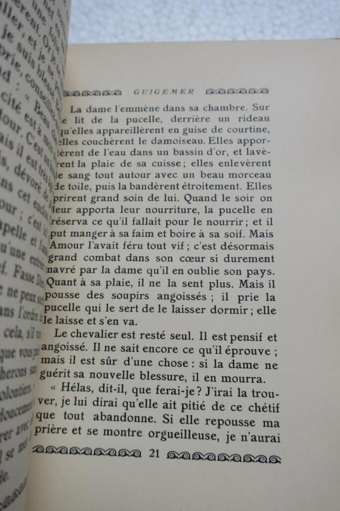 Lais der Marie de France in Kunstausgabe
