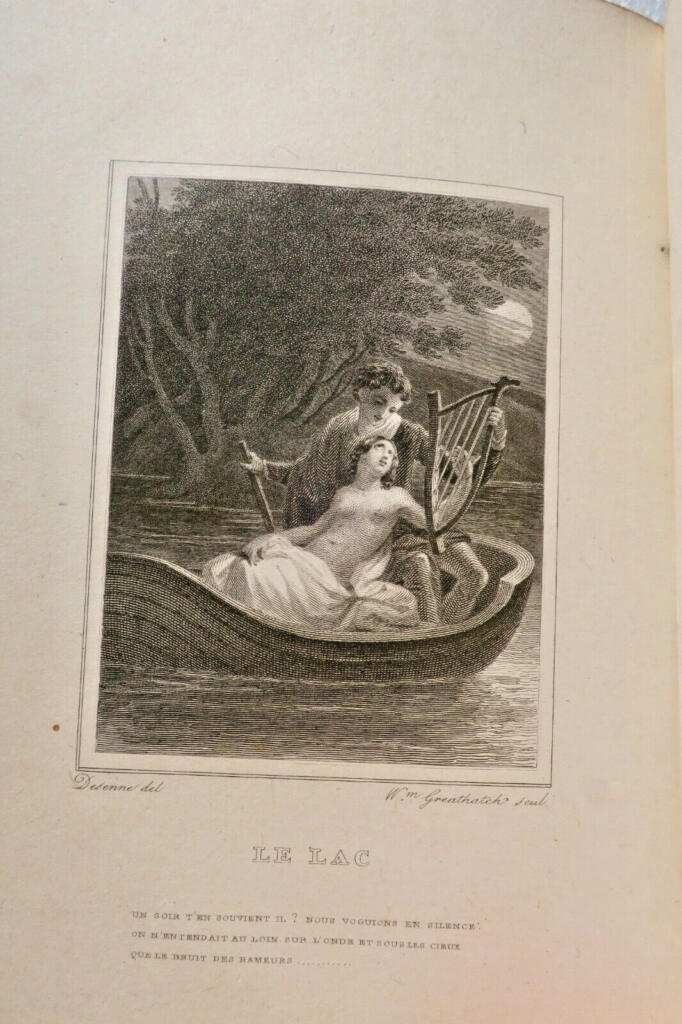 LAMARTINE (Alphonse de). Werke Boquet 1826