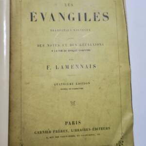 LAMENNAIS Les Evangiles, traduction nouvelle