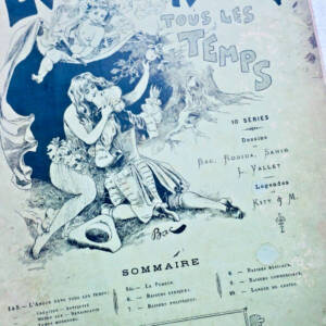 L'amour dans tous les temps, dessins de BAC, ROBIDA, SAHIB, L.Vallet