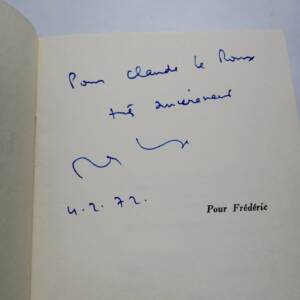 LANGE Monique Une petite fille sous une moustiquaire + dédicace