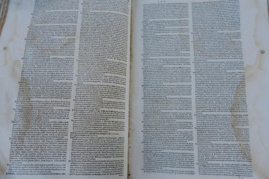 Multilingual Latin Dictionary, 17th Century