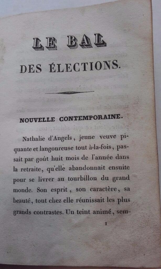 Parisian Election Ball Satire