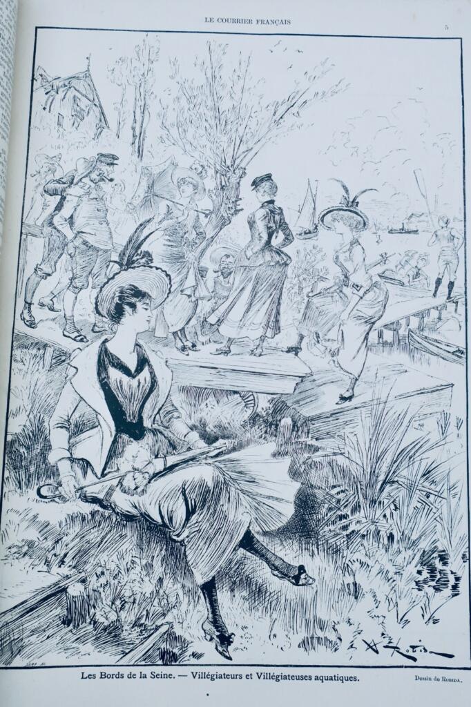 Le courrier français 1886-1889