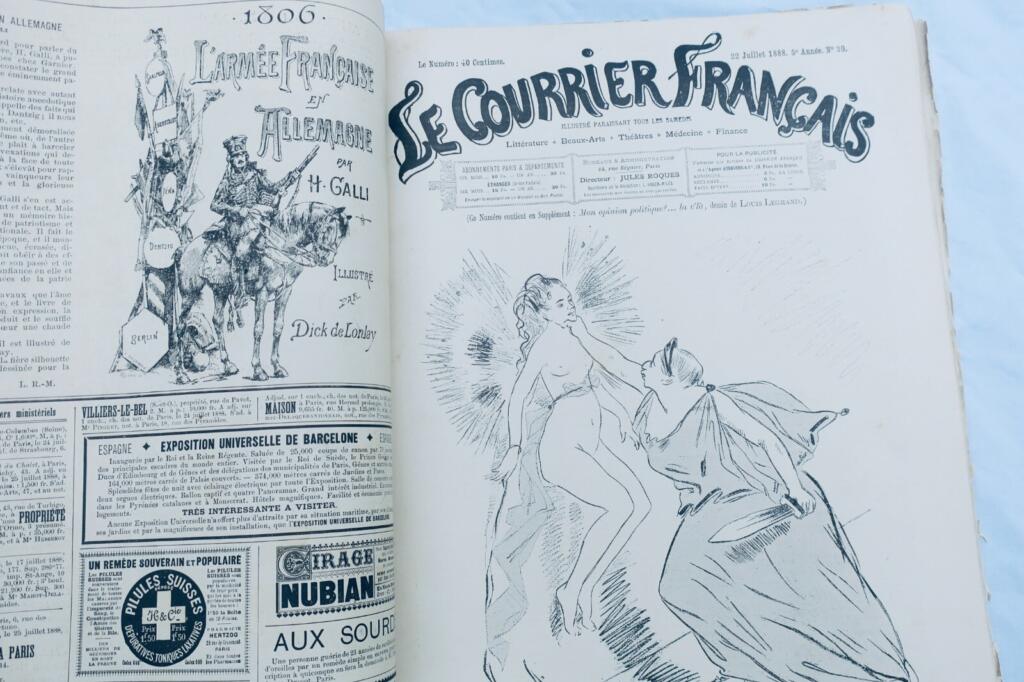 Le courrier français 1886-1889