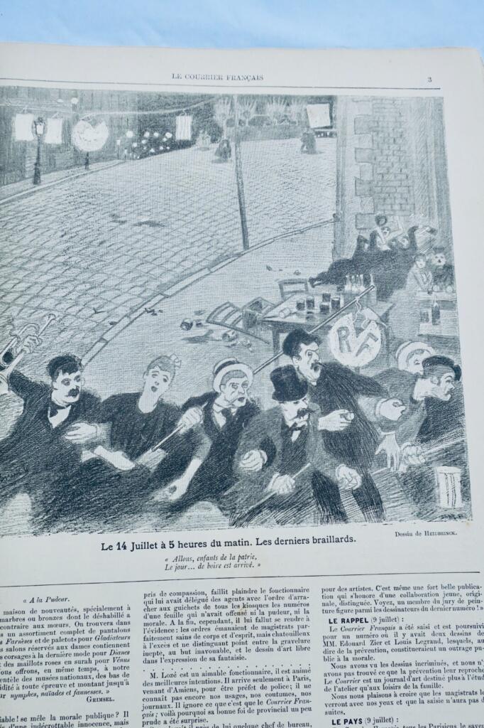 Le courrier français 1886-1889