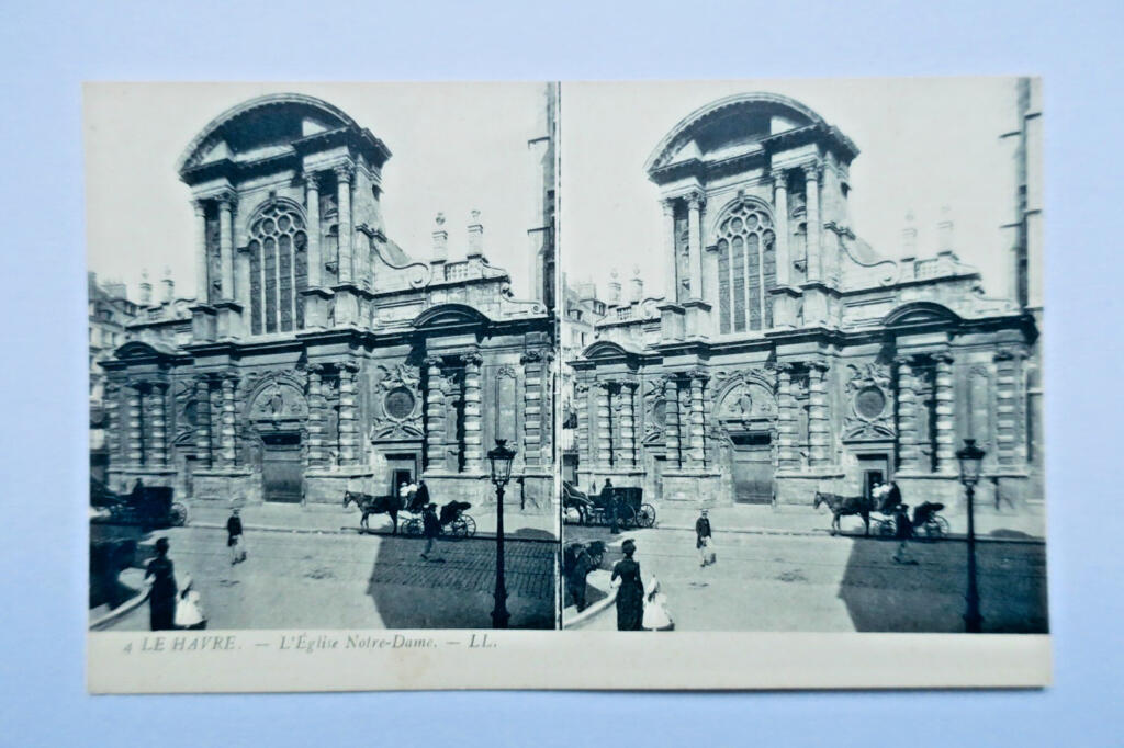 LE HAVRE 76 4 cartes postales stéréo LL
