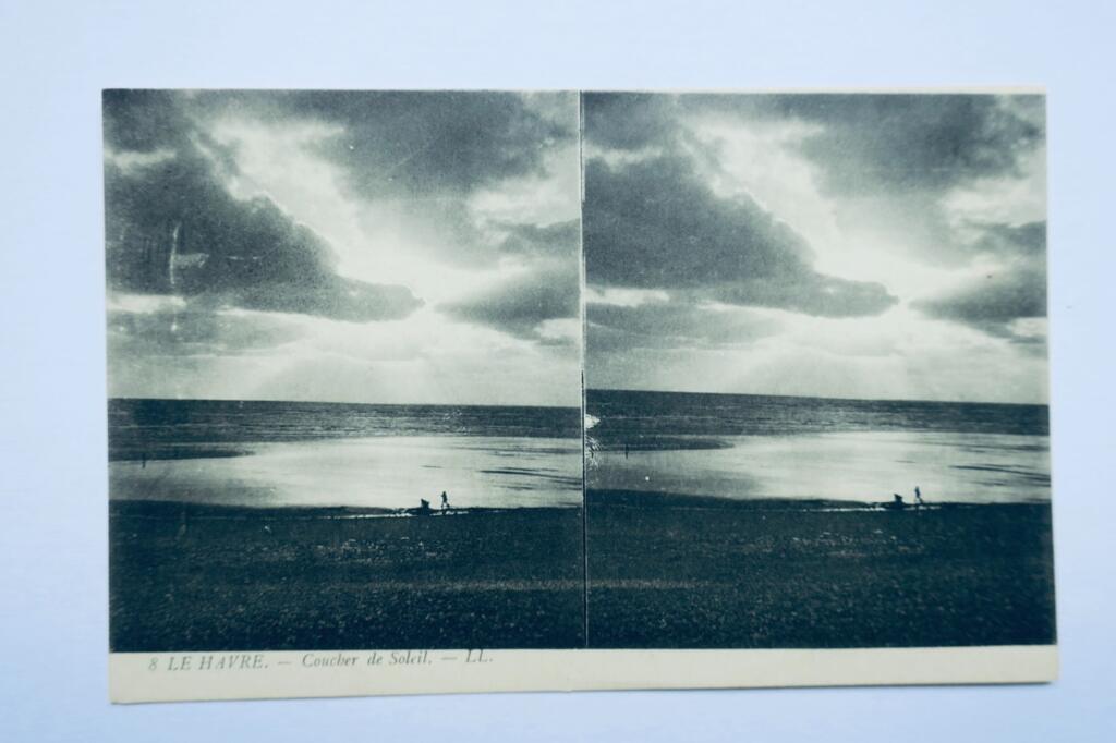 LE HAVRE 76 4 cartes postales stéréo LL