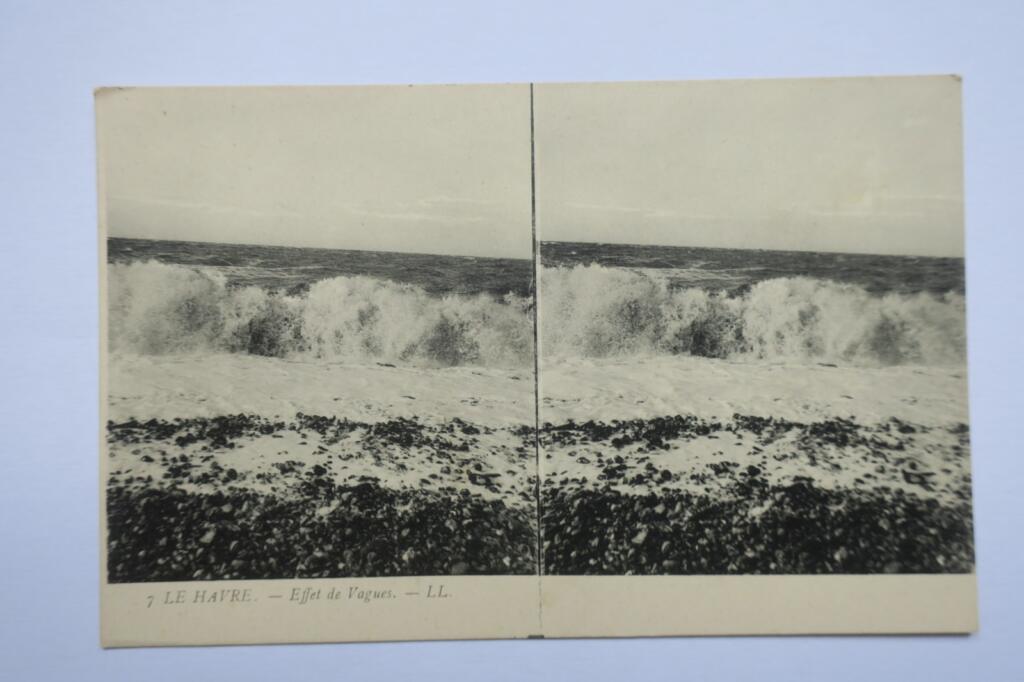 LE HAVRE 76 4 cartes postales stéréo LL