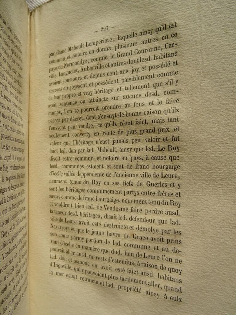 LE HAVRE Documents relatifs à la fondation du Havre 1875