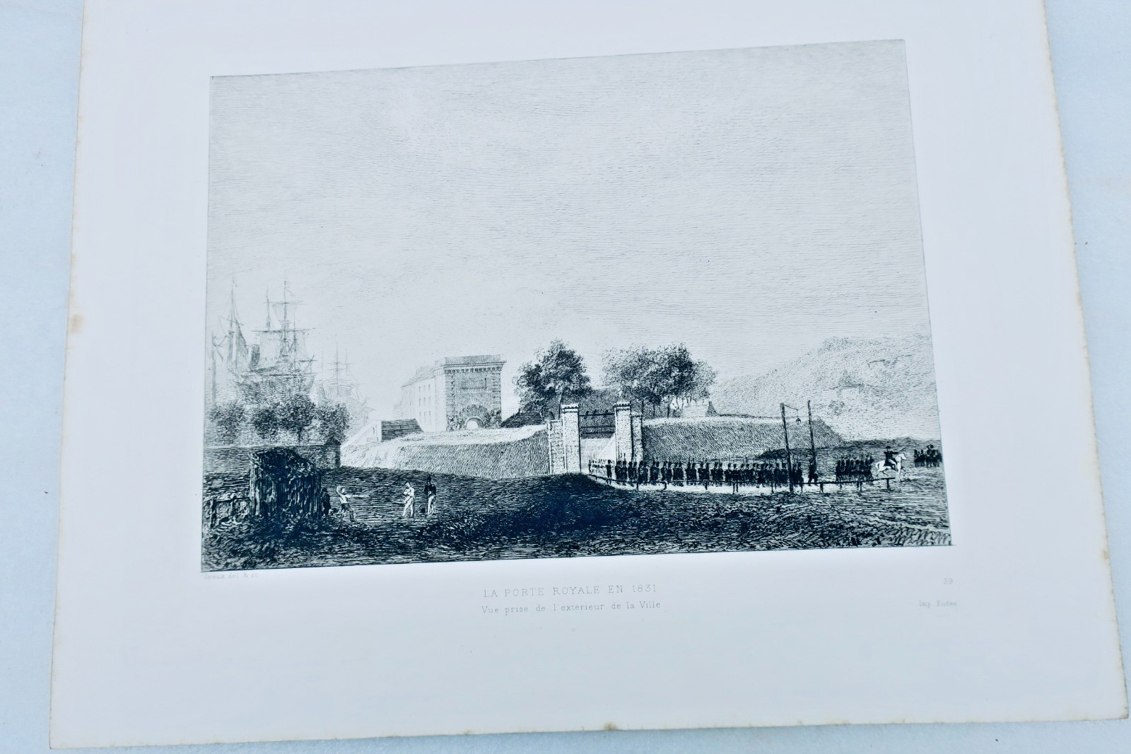 LE HAVRE planches EAUX-FORTES Le Havre autrefois 1883 – Image 6