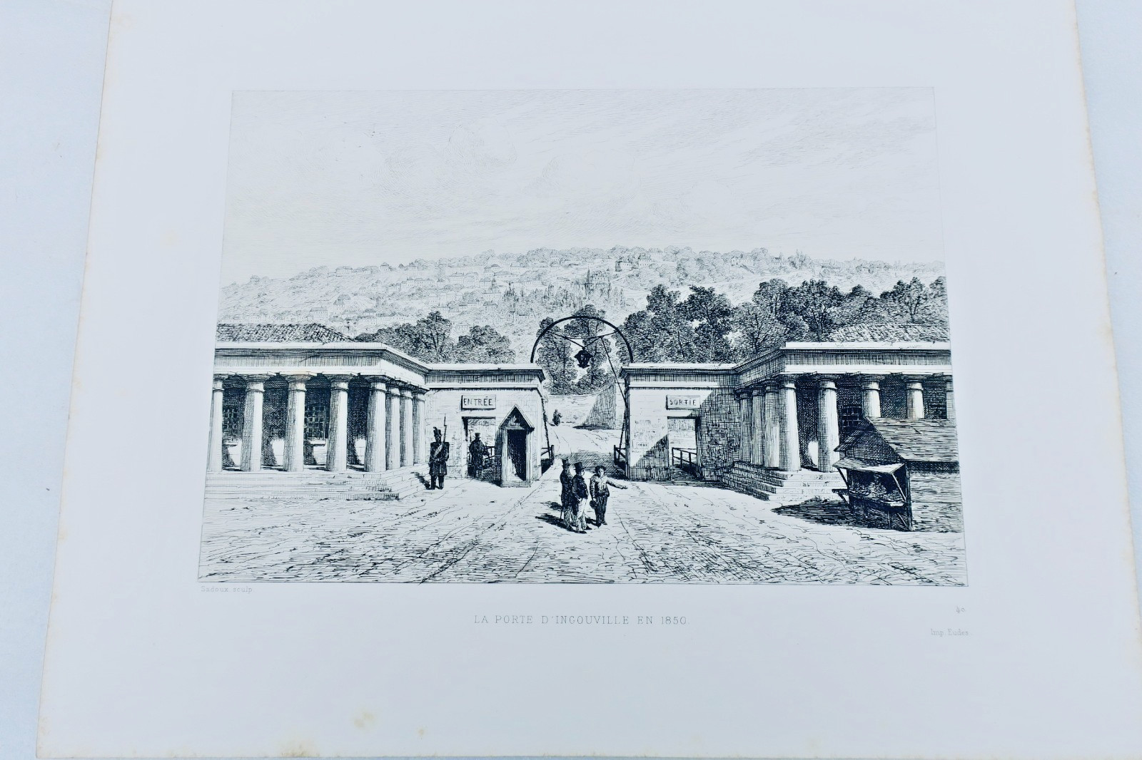 LE HAVRE planches EAUX-FORTES Le Havre autrefois 1883 – Image 7