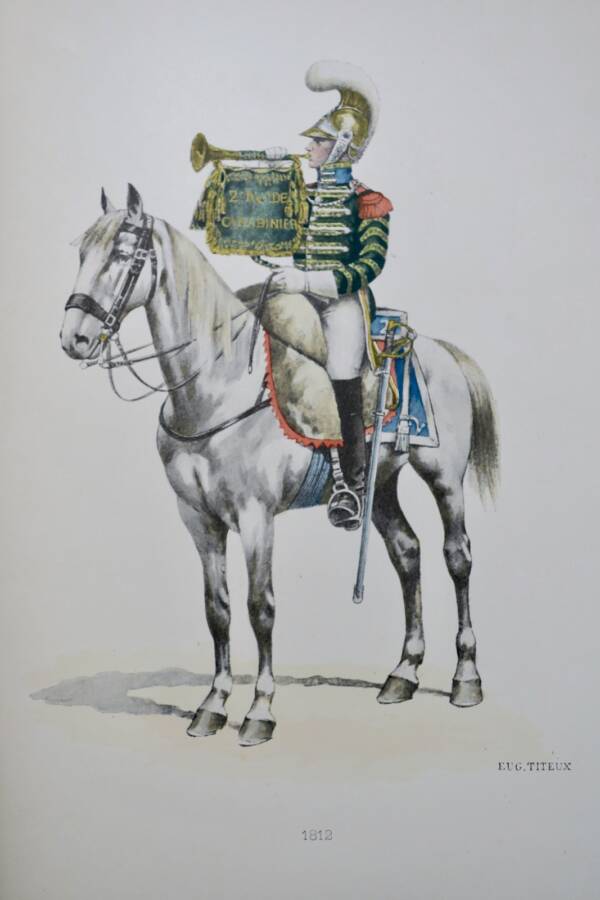 Le livre d'or des Carabiniers. Illustré par Ed. DETAILLE, TITEUX, Van MUYDEN