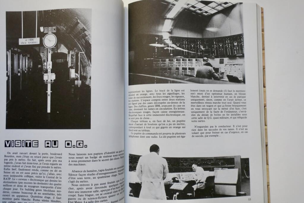 Le métro entre les lignes 1979