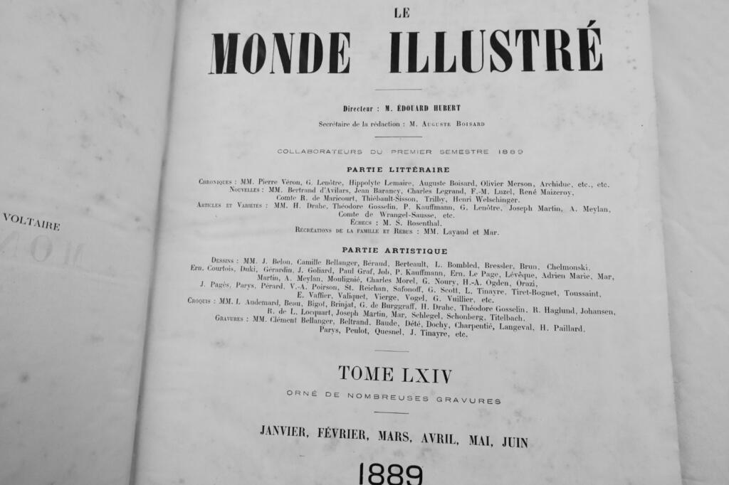 Illustrated weekly journal of 1889
