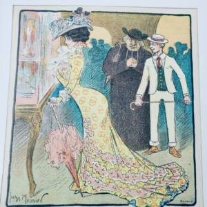Le Rire. Journal humoristique 9 estampes en couleurs Georges Meunier