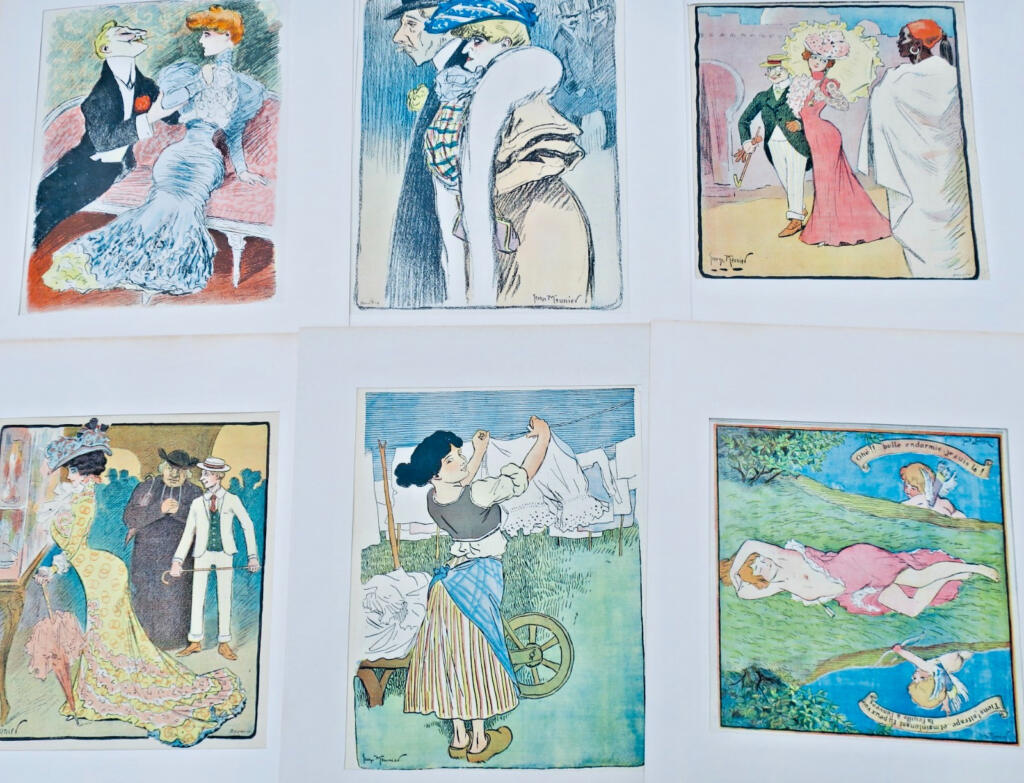 Le Rire: 9 Colorful Humorous Engravings