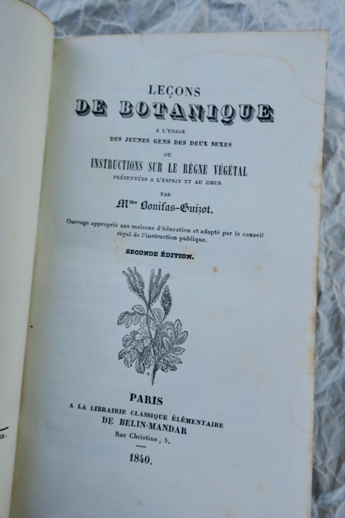 Botany Lessons for Young Readers 1840