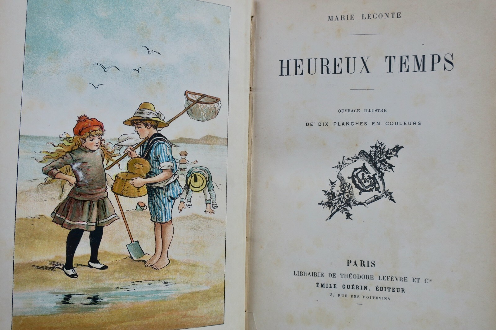 Heureux Temps by Marie Leconte in elegant binding – Image 6