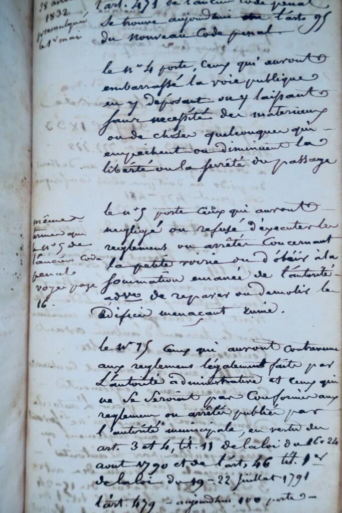 1830 Police Court Legislation and Jurisprudence