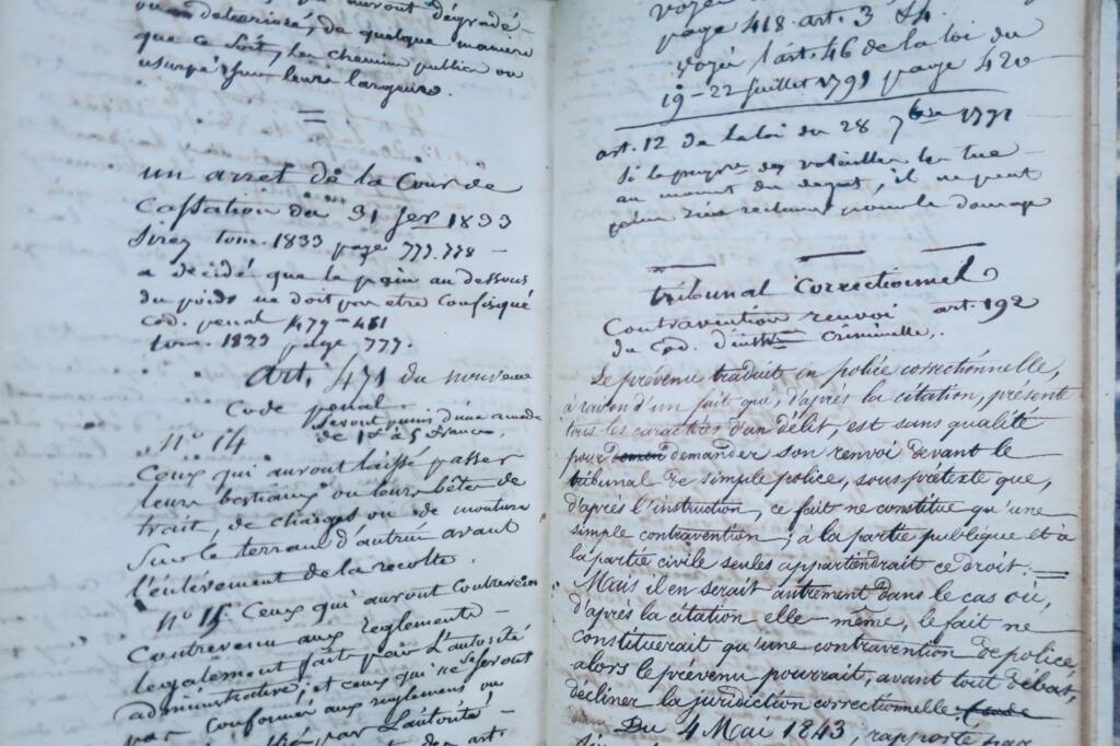 1830 Police Court Legislation and Jurisprudence