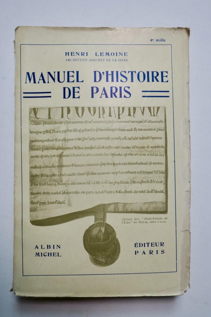 Lemoine Manuel d&rsquo;histoire de Paris