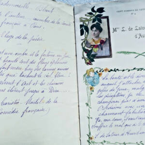 Léonides de Latour d'Auribeau fleurs et brindilles