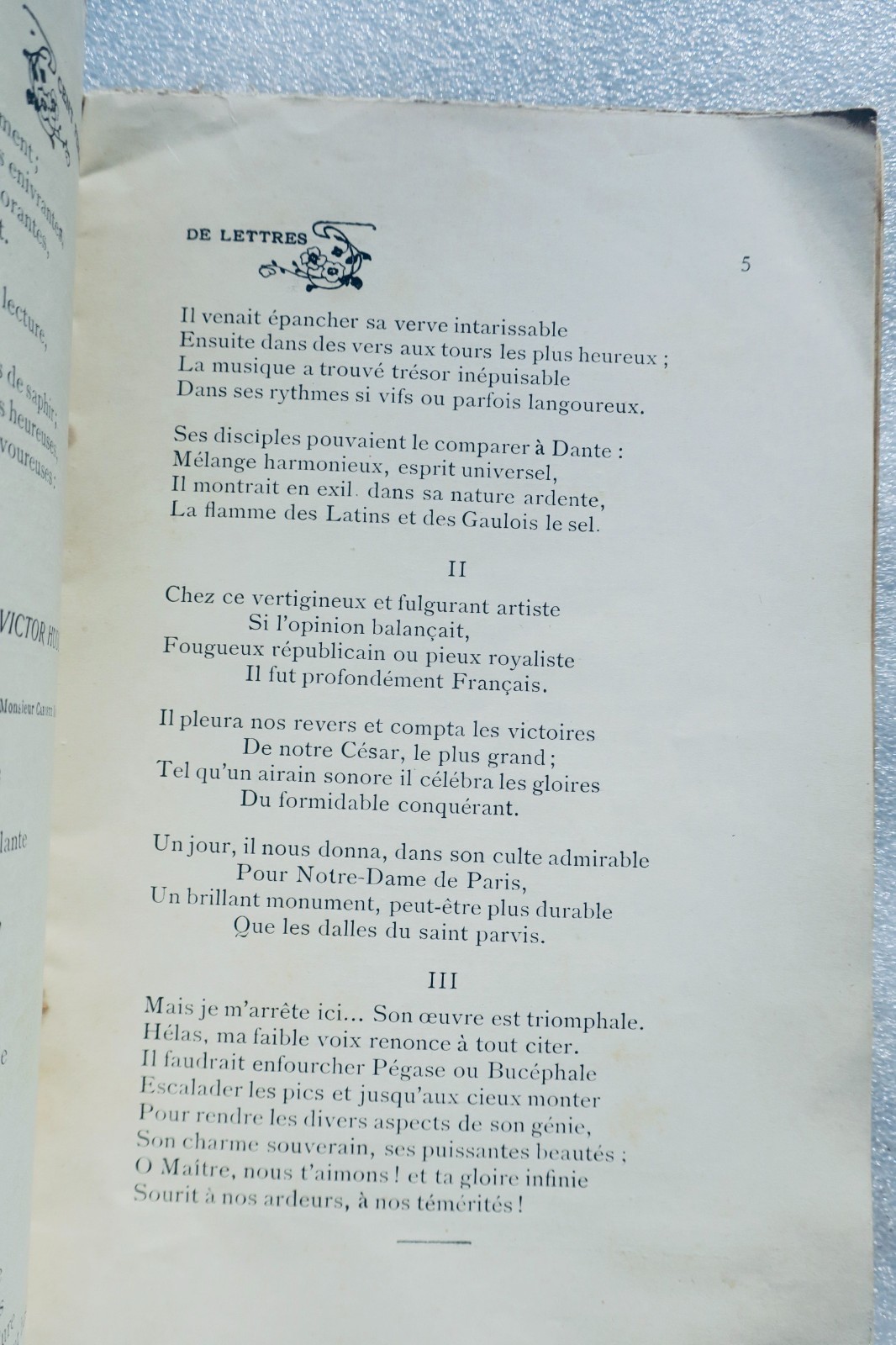 Blütenpoesie mit handschriftlicher Widmung - Image 4