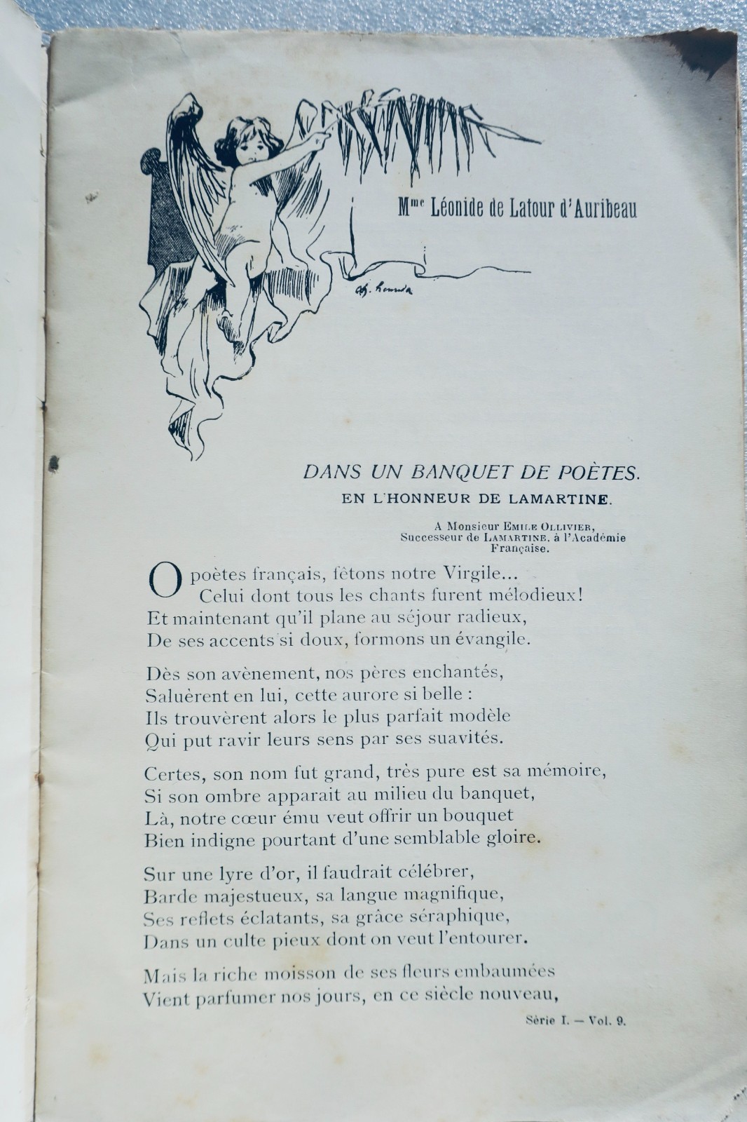 Blütenpoesie mit handschriftlicher Widmung - Image 3