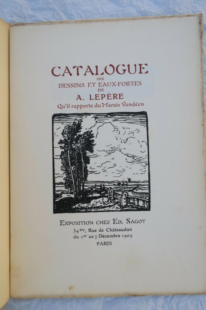 Ausstellung von Zeichnungen von A. Lepere