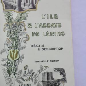 Lerins , L'ILE ET L'ABBAYE DE LERINS 1930