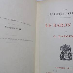 LES ARTISTES CELEBRES : LE BARON GROS / Japon nté