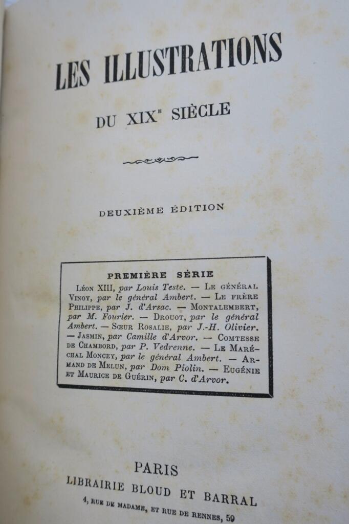 LES ILLUSTRATIONS DU XIXe SIECLE