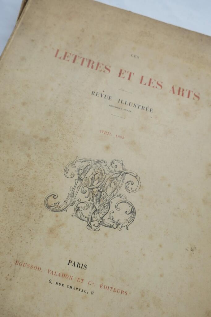 Illustrated literary and art review from 1888