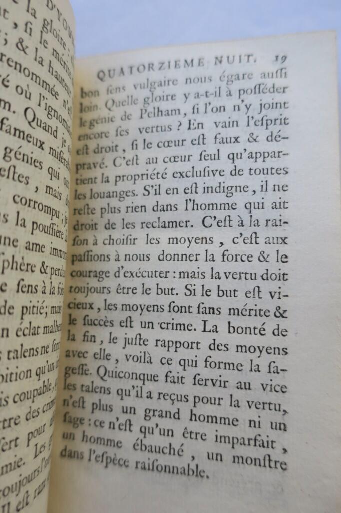 Youngs Nächte - 1769 Le Tourneur Übersetzung