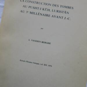 Les pratiques funéraires à l'âge du Fer III au Pusht-i Kuh, Luristan: les nécrop