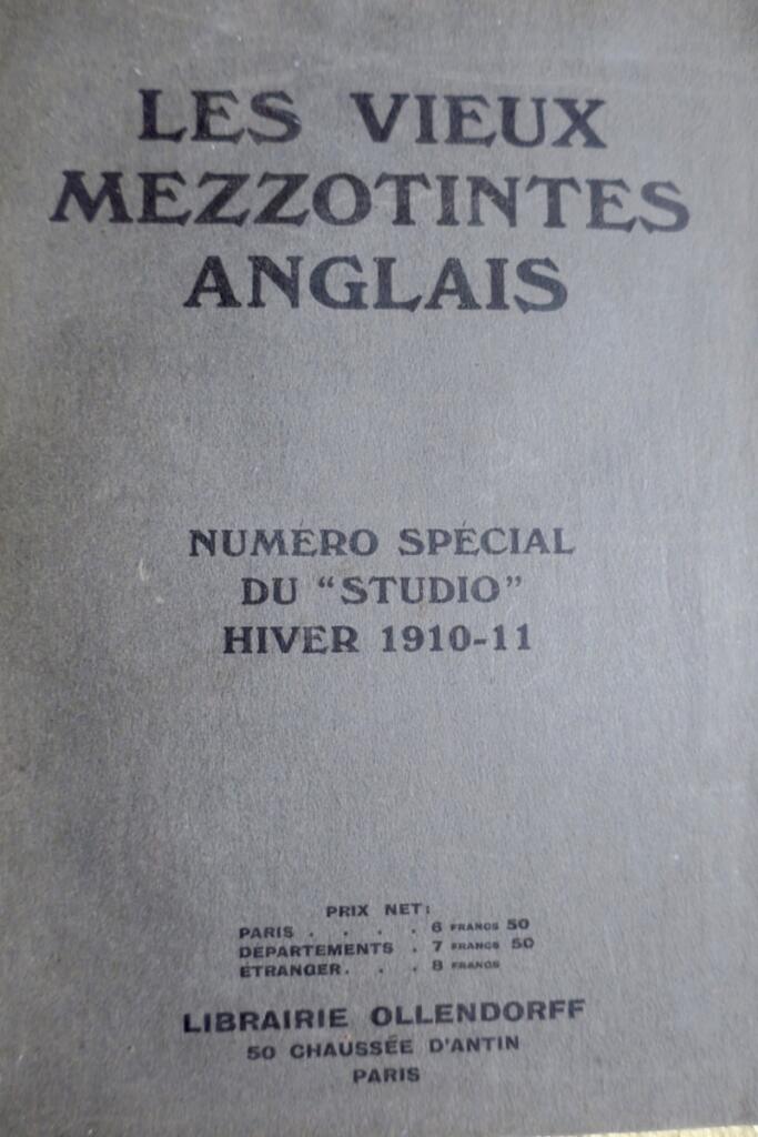 初期イギリス・メゾチント版画集:1910-11年特別号