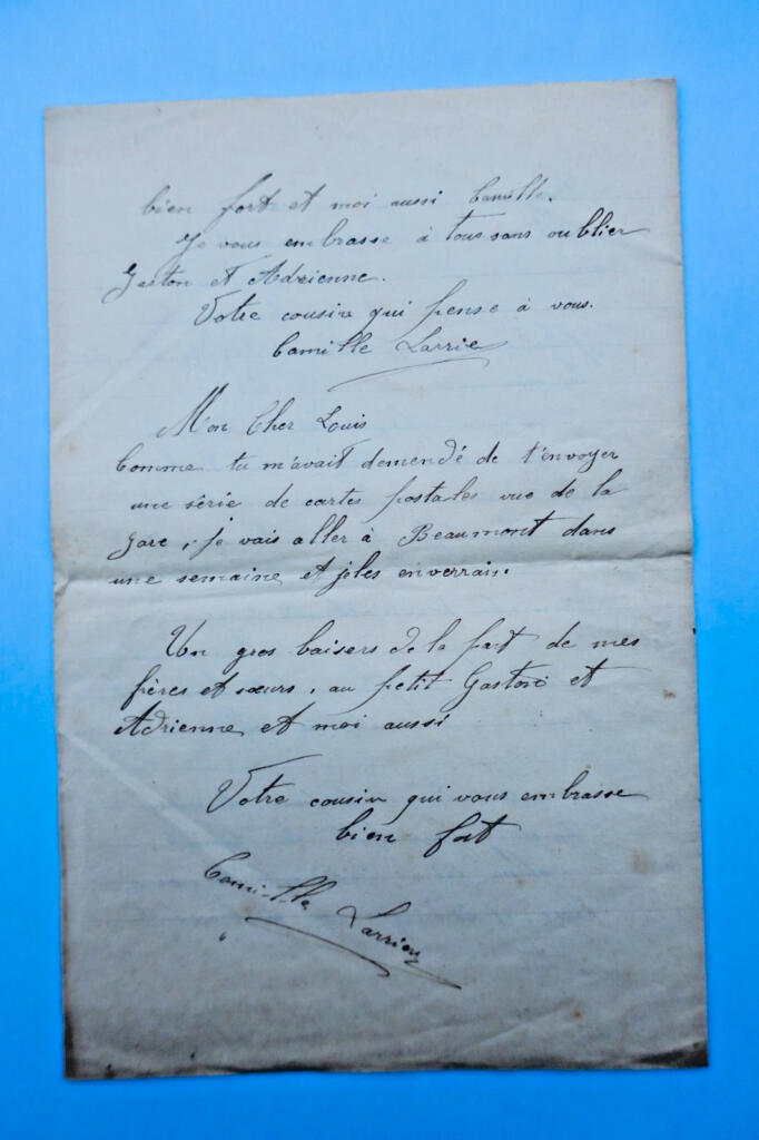 Elegant New Year's Letter with Ornamental Margins