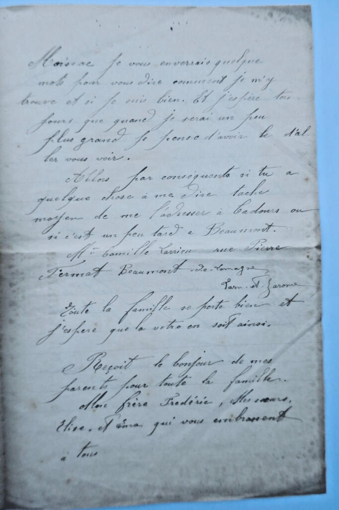 Elegant New Year's Letter with Ornamental Margins