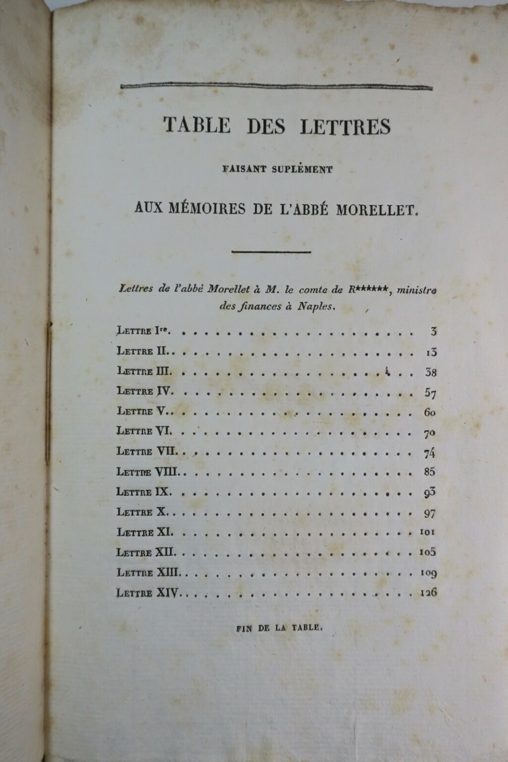 Unveröffentlichte Briefe zur französischen Politik und Literatur 1806-1807