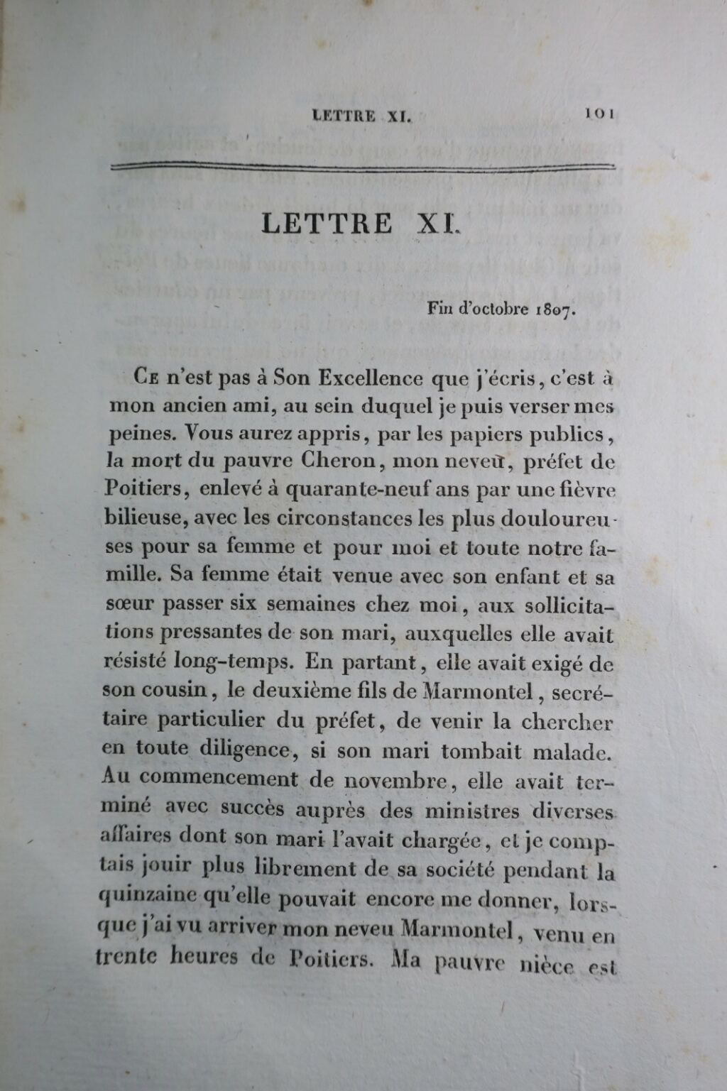Unveröffentlichte Briefe zur französischen Politik und Literatur 1806-1807
