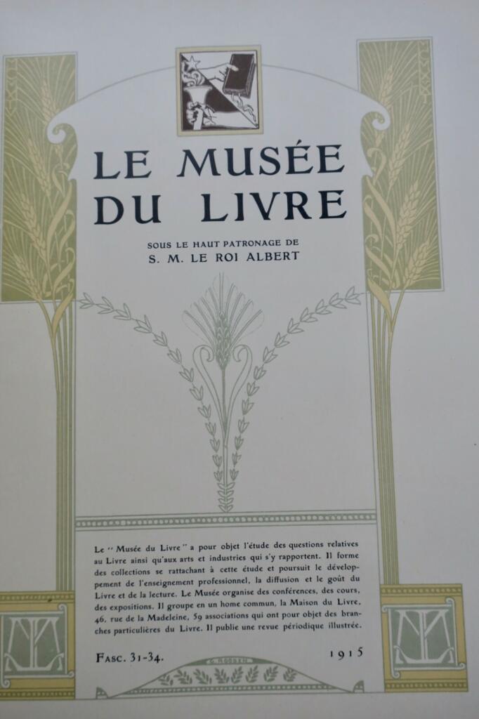 Rare Belgian Book Museum Volume