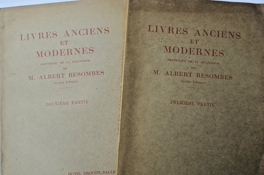 Rare Books Auction Catalog from Besombes Estate