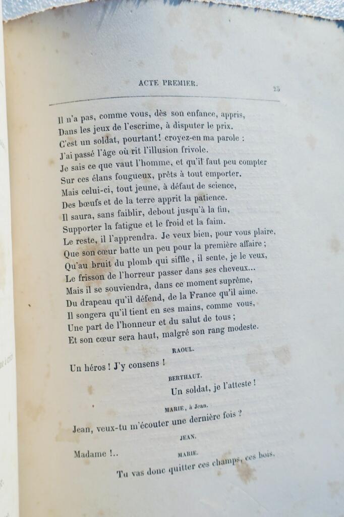 LOMON CHARLES JEAN D’ACIER DRAME EN CINQ ACTES EN VERS 1877