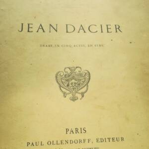 LOMON CHARLES JEAN D'ACIER DRAME EN CINQ ACTES EN VERS 1877