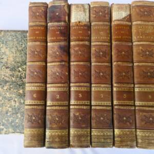 Lord Byron 8/8 1822 dessinées par Westall et Dévéria