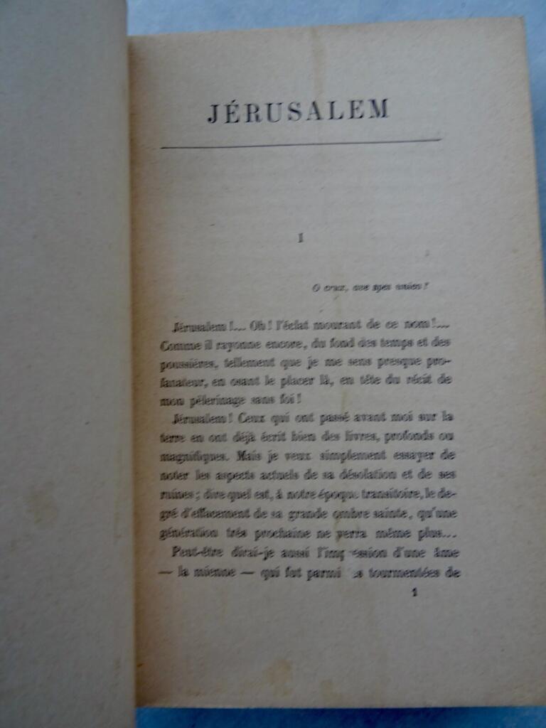 LOTI, Pierre JÉRUSALEM 1895